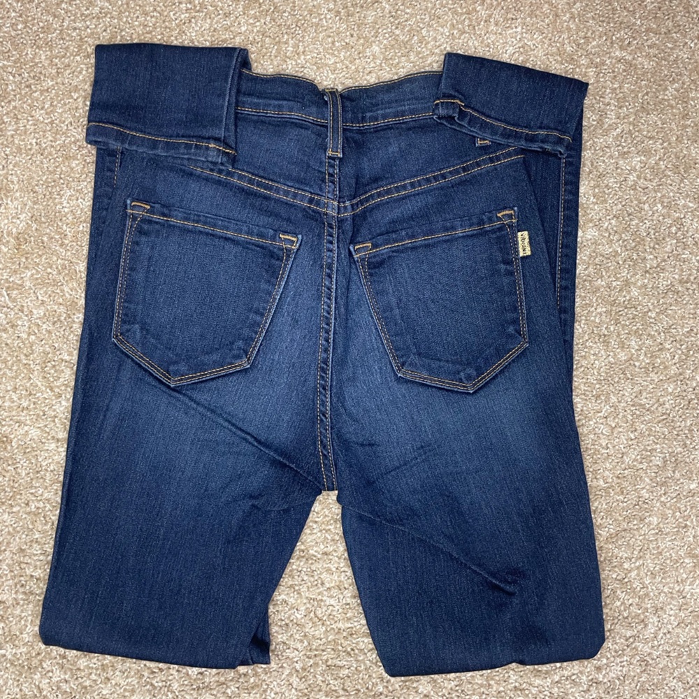 High Rise Blue Jeans